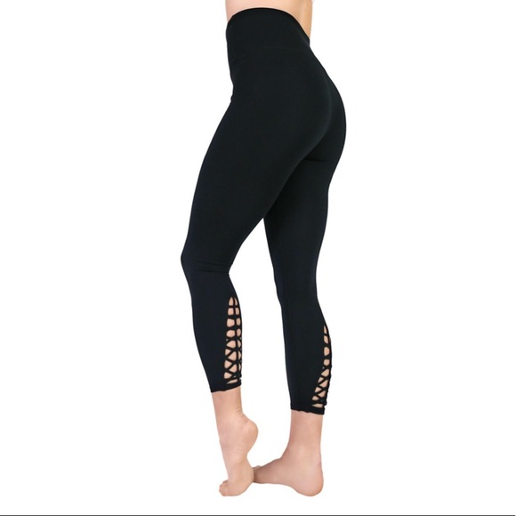 Active Life Pants - NEW Active Life High Waisted Macrame Tight S